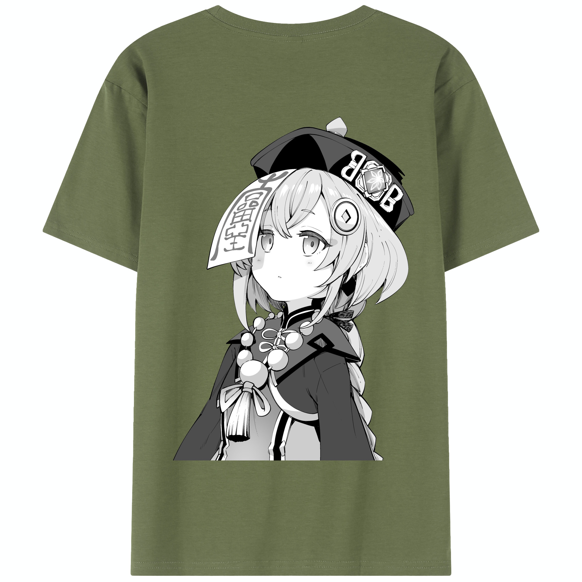 げんし神 七七 なな  genshin Nana 綿100％半袖Tシャツ（背面プリント）